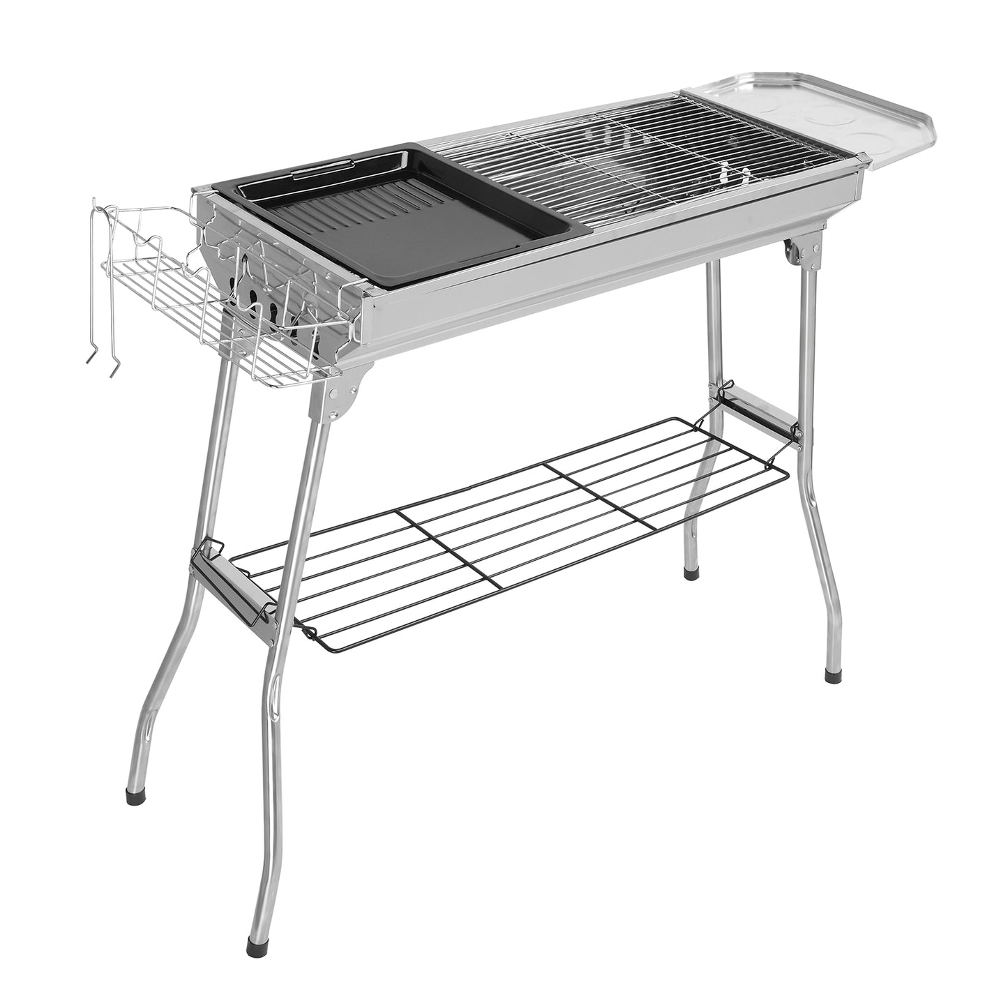 Ultimate Portable Stainless Steel Grill – Compact, Durable & Flavor-Boosting!