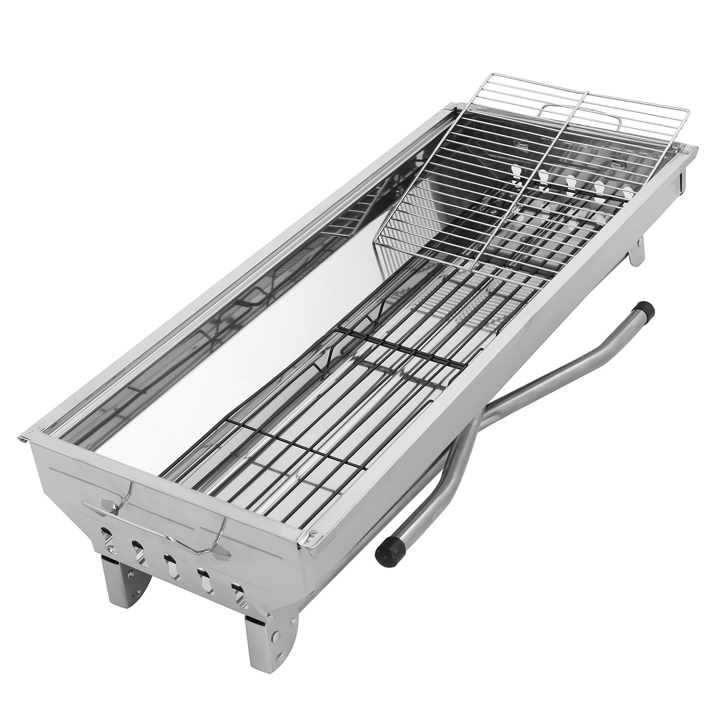 Ultimate Portable Stainless Steel Grill – Compact, Durable & Flavor-Boosting!