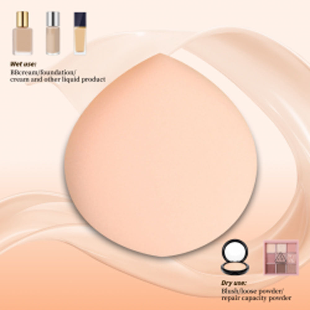 2Pcs Makeup Sponge Puff For Foundation Concealer And Powder, Blender Sponge For Natural And Easy Makeup Soft Long-lasting